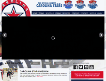 Tablet Screenshot of carolinastarshockey.com
